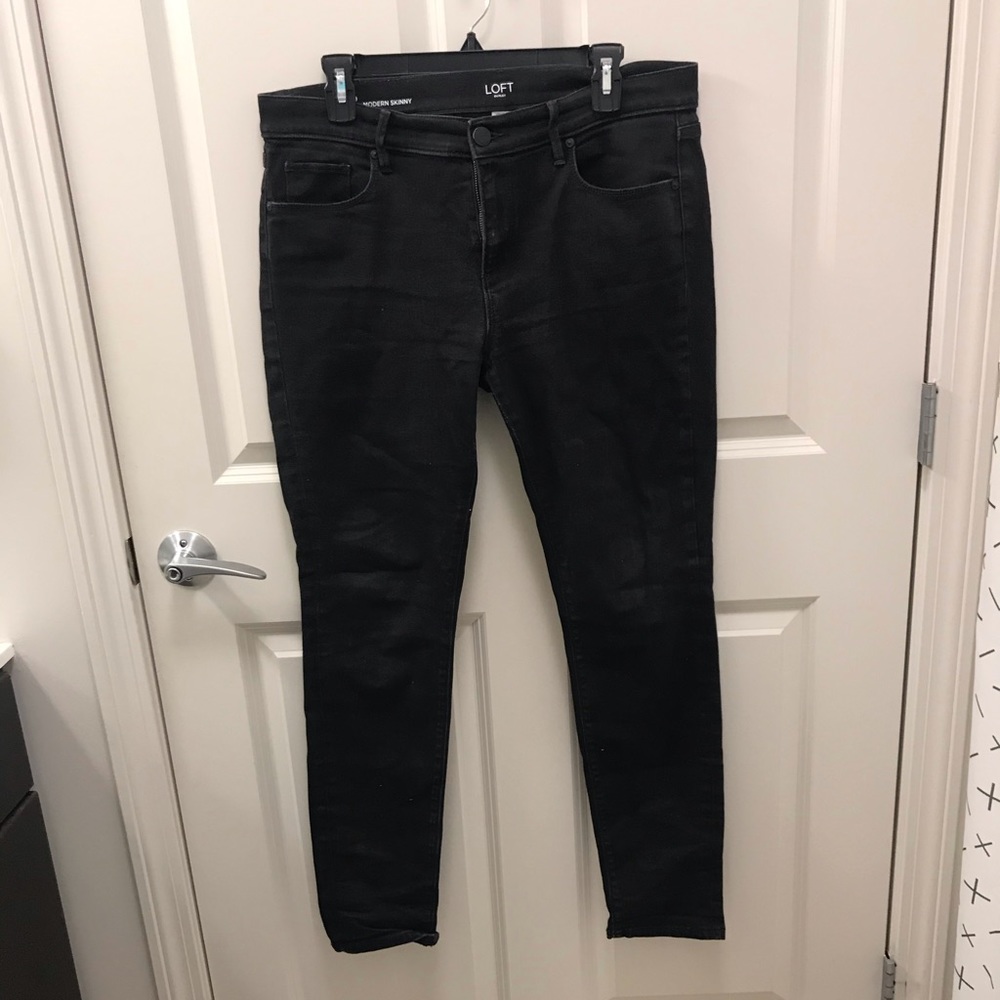 LOFT Black Skinny Jeans
